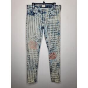 Hudson Kristina super skinny rocker jeans with roses - 27